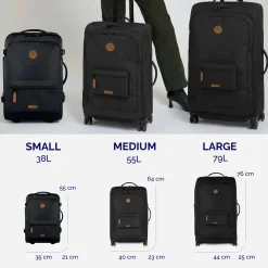 Valise souple 4 roues Medium Cagliari