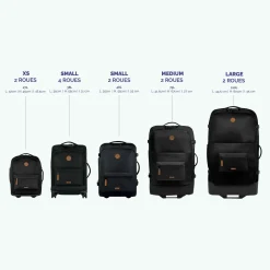 Valise souple 2 roues XS Berlin